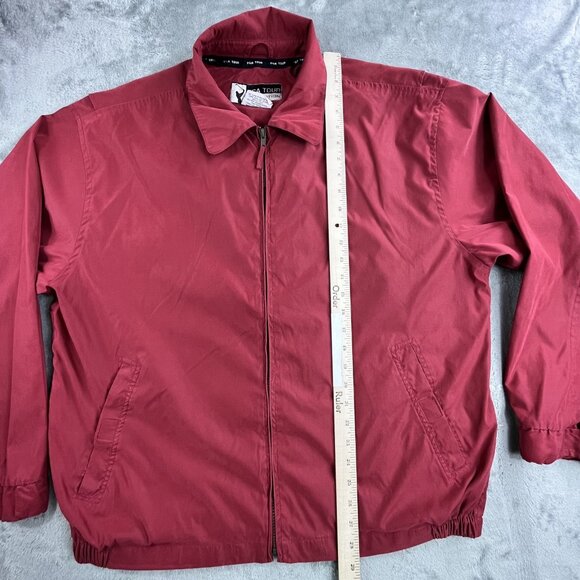 PGA Tour Collection Jacket Mens XL Full Zip Windbreaker Golf Lightweight Nylon - Picture 7 of 15